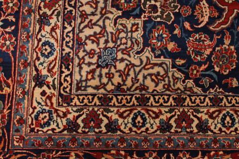 Isfahan Red Hand Knotted 85 X 122  Area Rug 254-29241 Image 1