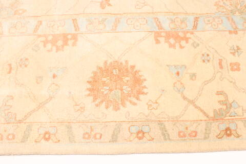 Oushak Beige Hand Knotted 1111 X 153  Area Rug 250-29268 Image 4