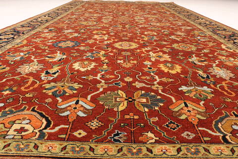 Serapi Red Hand Knotted 79 X 159  Area Rug 250-29271 Image 10