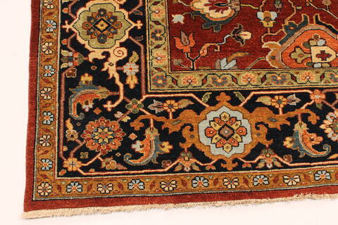 Serapi Red Hand Knotted 79 X 159  Area Rug 250-29271 Image 5