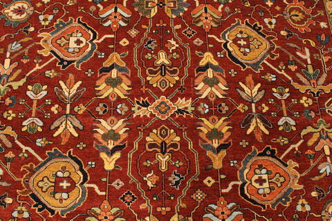 Serapi Red Hand Knotted 79 X 159  Area Rug 250-29271 Image 6