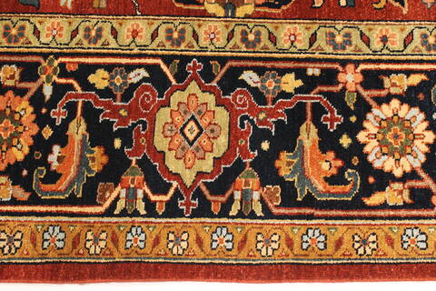 Serapi Red Hand Knotted 79 X 159  Area Rug 250-29271 Image 7