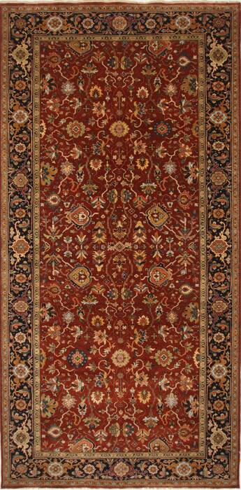 Serapi Red Hand Knotted 79 X 159  Area Rug 250-29271 Image 0