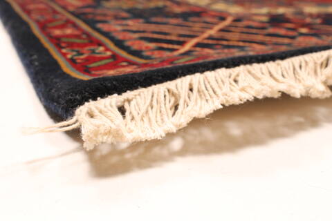 Karajeh Blue Hand Knotted 61 X 120  Area Rug 250-29274 Image 4