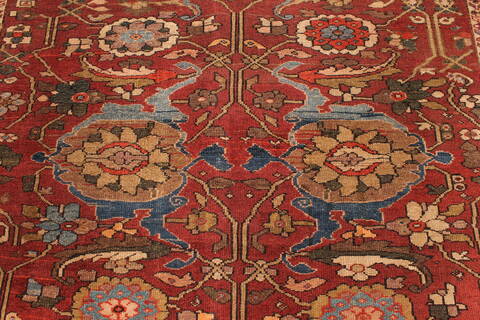 Mahal Beige Hand Knotted 610 X 166  Area Rug 250-29286 Image 3