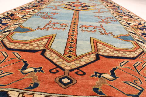 Karajeh Purple Hand Knotted 75 X 188  Area Rug 250-29291 Image 1