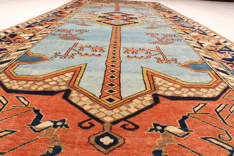Karajeh Purple Hand Knotted 75 X 188  Area Rug 250-29291 Image 2