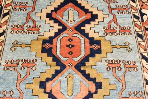 Karajeh Purple Hand Knotted 75 X 188  Area Rug 250-29291 Image 8