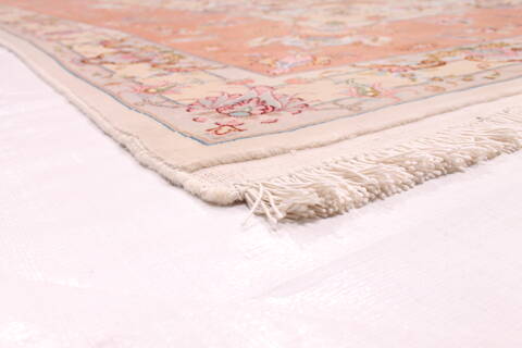 Tabriz Purple Hand Knotted 910 X 134  Area Rug 254-29365 Image 1