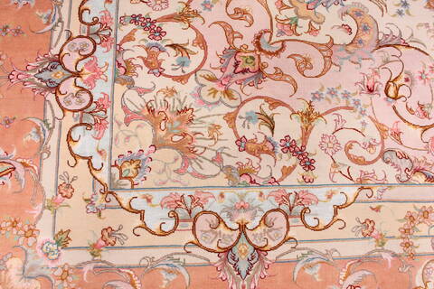 Tabriz Purple Hand Knotted 910 X 134  Area Rug 254-29365 Image 5
