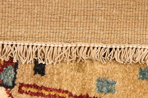 Modern Beige Hand Knotted 41 X 65  Area Rug 250-29423 Image 2