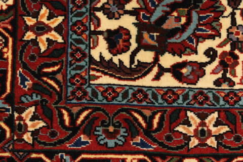 Bidjar Beige Square Hand Knotted 102 X 113  Area Rug 250-29430 Image 1