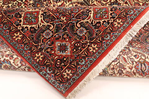 Bidjar Beige Square Hand Knotted 102 X 113  Area Rug 250-29430 Image 4