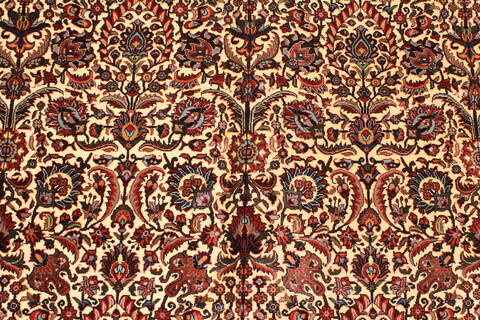 Bidjar Beige Square Hand Knotted 102 X 113  Area Rug 250-29430 Image 7