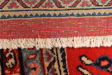 Sarouk Beige Hand Knotted 87 X 156  Area Rug 250-29442 Image 2