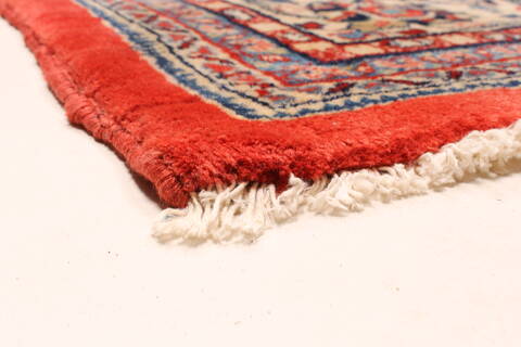 Sarouk Beige Hand Knotted 87 X 156  Area Rug 250-29442 Image 5