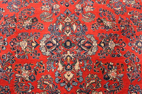 Sarouk Beige Hand Knotted 87 X 156  Area Rug 250-29442 Image 7
