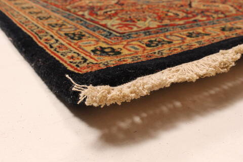 Herati Beige Runner Hand Knotted 411 X 200  Area Rug 250-29446 Image 5