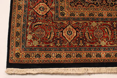 Herati Beige Runner Hand Knotted 411 X 200  Area Rug 250-29446 Image 6