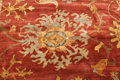 Chobi Red Hand Knotted 106 X 153  Area Rug 250-29447 Image 1