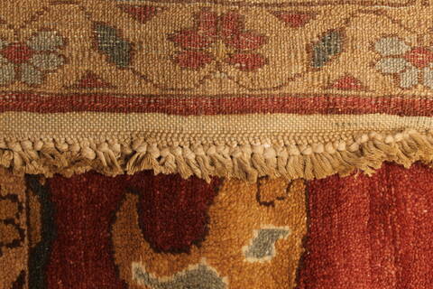 Chobi Red Hand Knotted 106 X 153  Area Rug 250-29447 Image 2