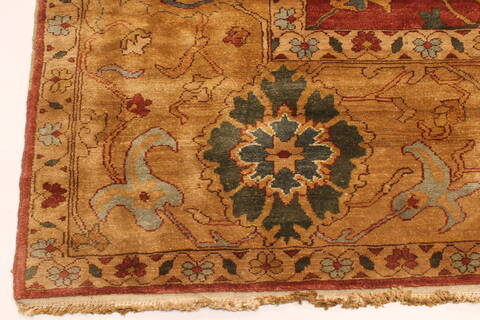 Chobi Red Hand Knotted 106 X 153  Area Rug 250-29447 Image 6
