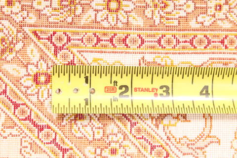 Qum Beige Hand Knotted 51 X 80  Area Rug 254-29501 Image 7