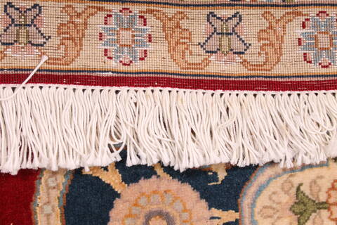 Tabriz Beige Hand Knotted 51 X 68  Area Rug 254-29536 Image 5