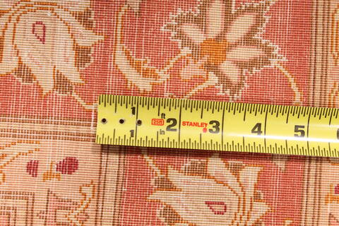 Tabriz Beige Hand Knotted 410 X 66  Area Rug 254-29537 Image 7