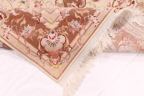 Tabriz Purple Hand Knotted 50 X 67  Area Rug 254-29555 Image 8