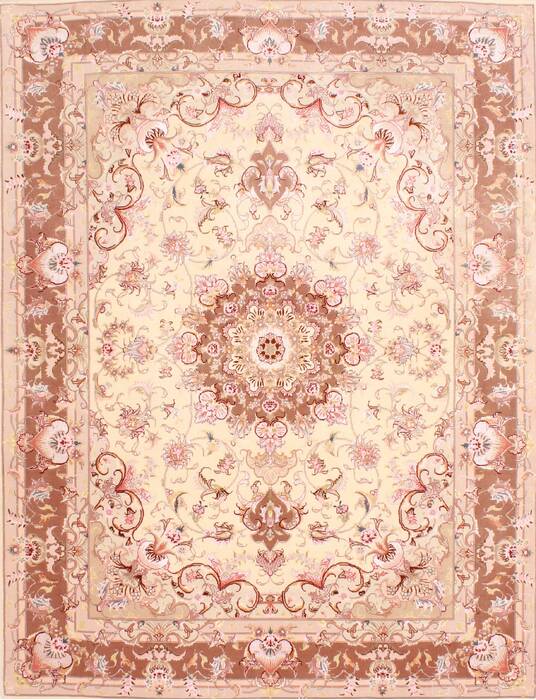 Tabriz Purple Hand Knotted 50 X 67  Area Rug 254-29555 Image 0