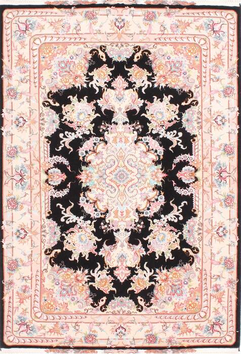 Tabriz Purple Hand Knotted 34 X 53  Area Rug 254-29565 Image 0