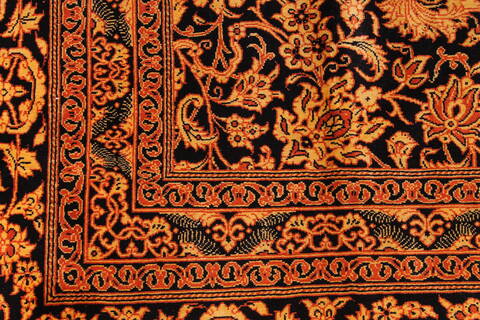 Qum Yellow Hand Knotted 80 X 116  Area Rug 254-29593 Image 5
