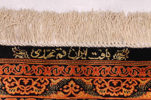 Qum Yellow Hand Knotted 80 X 116  Area Rug 254-29593 Image 6