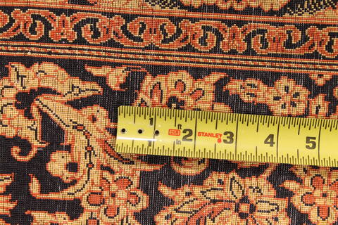 Qum Yellow Hand Knotted 80 X 116  Area Rug 254-29593 Image 8