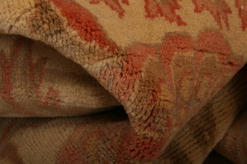 Tabriz Brown Hand Knotted 90 X 120  Area Rug 100-29615 Image 1