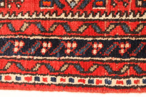 Hossein Abad Blue Runner Hand Knotted 29 X 173  Area Rug 250-29619 Image 1