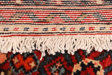 Hossein Abad Blue Runner Hand Knotted 29 X 173  Area Rug 250-29619 Image 3