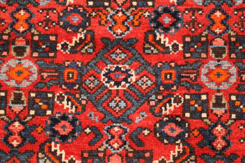 Hossein Abad Blue Runner Hand Knotted 29 X 173  Area Rug 250-29619 Image 8