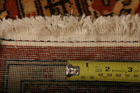 Tabriz Red Hand Knotted 80 X 100  Area Rug 100-29622 Image 4
