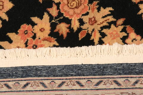 Tabriz Brown Hand Knotted 94 X 111  Area Rug 100-29625 Image 5
