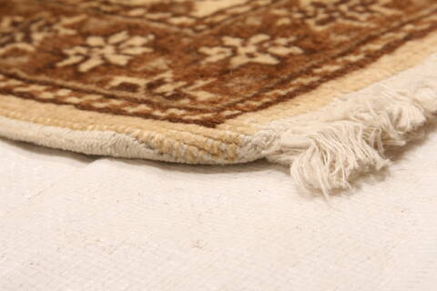 Kayseri Brown Hand Knotted 81 X 114  Area Rug 100-29630 Image 1