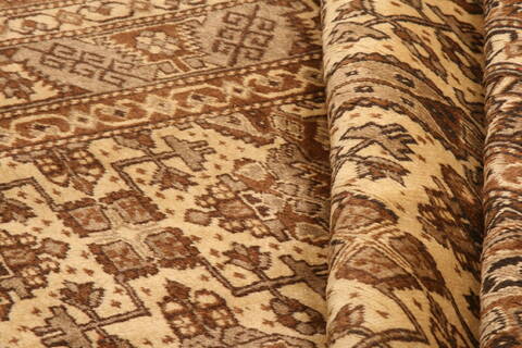 Kayseri Brown Hand Knotted 81 X 114  Area Rug 100-29630 Image 3