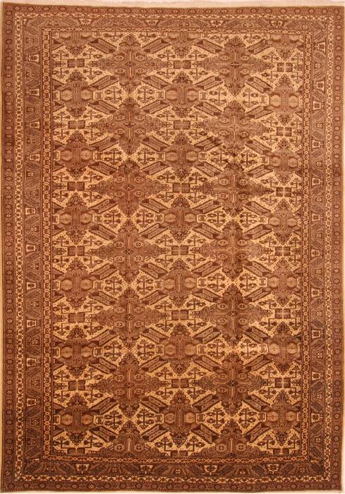 Kayseri Brown Hand Knotted 81 X 114  Area Rug 100-29630 Image 0