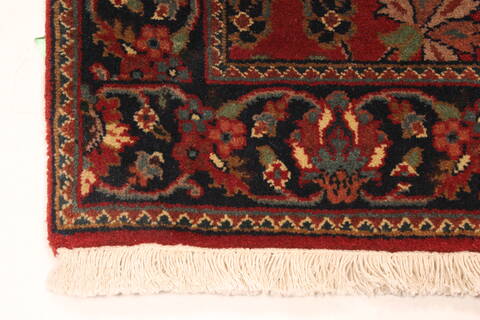 Kashmar Beige Runner Hand Knotted 25 X 193  Area Rug 250-29634 Image 2