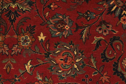 Kashmar Beige Runner Hand Knotted 25 X 193  Area Rug 250-29634 Image 3