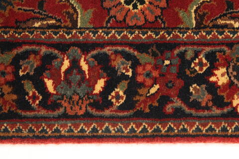 Kashmar Beige Runner Hand Knotted 25 X 193  Area Rug 250-29634 Image 4