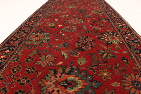 Kashmar Beige Runner Hand Knotted 25 X 193  Area Rug 250-29634 Image 5