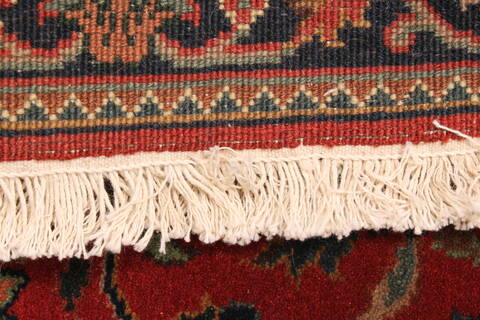 Kashmar Beige Runner Hand Knotted 25 X 193  Area Rug 250-29634 Image 6