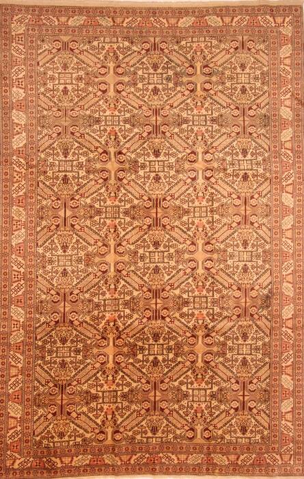 Kayseri Beige Hand Knotted 77 X 117  Area Rug 100-29636 Image 0